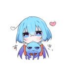 無表情なくらげちゃんスタンプ（個別スタンプ：32）