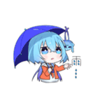 無表情なくらげちゃんスタンプ（個別スタンプ：33）
