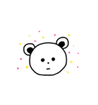 ホワイトくまちゃん（個別スタンプ：7）