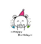 ホワイトくまちゃん（個別スタンプ：31）