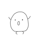 シンプルたまごさん（個別スタンプ：1）