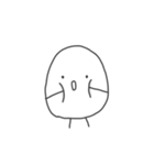 シンプルたまごさん（個別スタンプ：2）