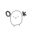 シンプルたまごさん（個別スタンプ：3）