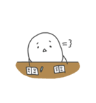 シンプルたまごさん（個別スタンプ：20）