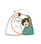 シロクマと女の子の日常2（個別スタンプ：3）