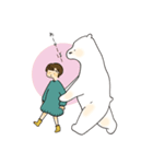 シロクマと女の子の日常2（個別スタンプ：4）