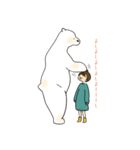 シロクマと女の子の日常2（個別スタンプ：11）