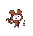 ちょっと悪いクマ（個別スタンプ：21）