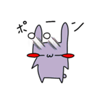 ほっぺたはみだしうさぎ（個別スタンプ：30）