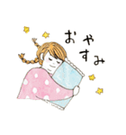 ぽっちゃりふくよか女子（個別スタンプ：2）
