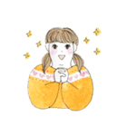 ぽっちゃりふくよか女子（個別スタンプ：8）