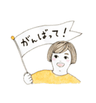 ぽっちゃりふくよか女子（個別スタンプ：20）