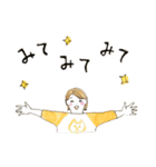 ぽっちゃりふくよか女子（個別スタンプ：26）