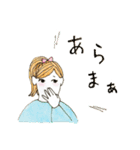 ぽっちゃりふくよか女子（個別スタンプ：32）