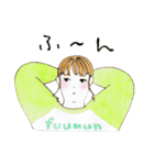 ぽっちゃりふくよか女子（個別スタンプ：33）