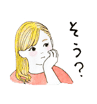 ぽっちゃりふくよか女子（個別スタンプ：34）
