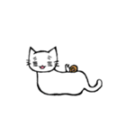 白猫ふみちゃん（個別スタンプ：23）