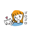 白猫ふみちゃん（個別スタンプ：37）