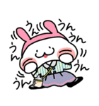 ミルクうさぎ（個別スタンプ：5）