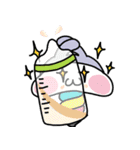 ミルクうさぎ（個別スタンプ：6）