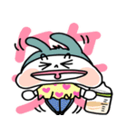 ミルクうさぎ（個別スタンプ：7）