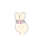 かわいいうさぎ(シンプル)（個別スタンプ：11）