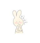 かわいいうさぎ(シンプル)（個別スタンプ：36）