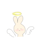 かわいいうさぎ(シンプル)（個別スタンプ：37）
