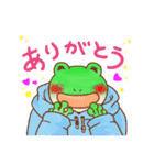 ちこちゃんとともだち ～かえると女の子～（個別スタンプ：3）