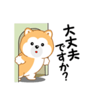 動く！秋田犬「冬」（個別スタンプ：10）