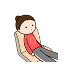 インドア少女（個別スタンプ：13）