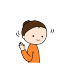インドア少女（個別スタンプ：15）