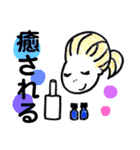 茜ちゃんとアロマ 音楽 着物好きなお友達。（個別スタンプ：6）
