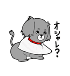 短足犬 ゆるスタンプ(ミニチュアダックス)（個別スタンプ：23）