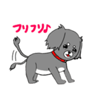 短足犬 ゆるスタンプ(ミニチュアダックス)（個別スタンプ：36）
