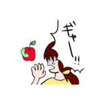 けなげな前向きあおむし（個別スタンプ：10）