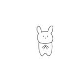 ゆるかわうさちゃん【癒しのスタンプ】（個別スタンプ：24）