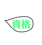 ふきだし医療事務用語スタンプ（個別スタンプ：21）