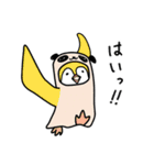 パンダをかぶったペンギン（個別スタンプ：5）