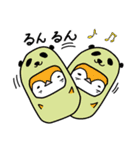 パンダをかぶったペンギン（個別スタンプ：37）