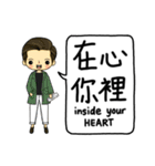 おしゃれな小さな人形（個別スタンプ：6）
