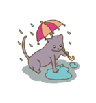 ネコのしゃもじ（個別スタンプ：6）