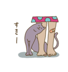 ネコのしゃもじ（個別スタンプ：12）
