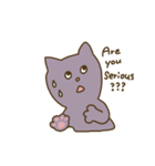 ネコのしゃもじ（個別スタンプ：13）