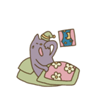 ネコのしゃもじ（個別スタンプ：18）