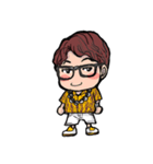 友達(ハワイ）（個別スタンプ：4）