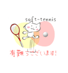 動く ソフトテニス （軟式テニス）（個別スタンプ：13）