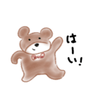 らくがきのくまさん（個別スタンプ：15）