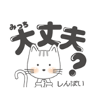 子猫！ でか文字 「みっち」（個別スタンプ：13）