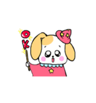 魔女っ子ワンコ（個別スタンプ：1）